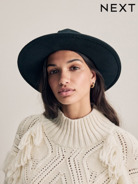 Black Felted Western Hat (AA1551) | £22