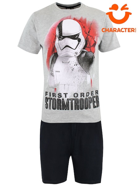 Character Grey Star Wars Stormtrooper Short Pyjamas (AA2042) | £18