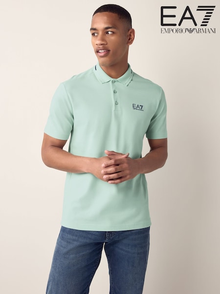 Emporio Armani EA7 Logo Detail Polo Shirt (AA2155) | £85
