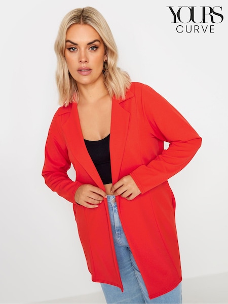 Yours Curve Orange Blazer (AA2604) | £41