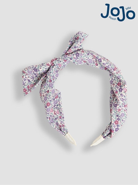 JoJo Maman Bébé Floral Floral Bow Headband (AA2999) | £7