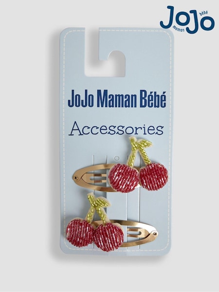 JoJo Maman Bébé Berry Cherry Clips 2 Pack (AA3102) | £6