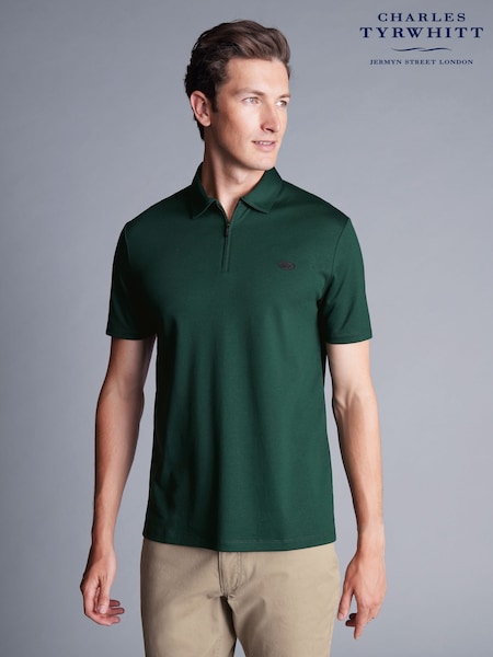 Charles Tyrwhitt Green Short Sleeve 100% Cotton NY Jets Jersey (AA3385) | £65