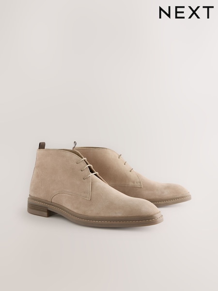 Stone Suede Chukka Boots (AA3820) | £58