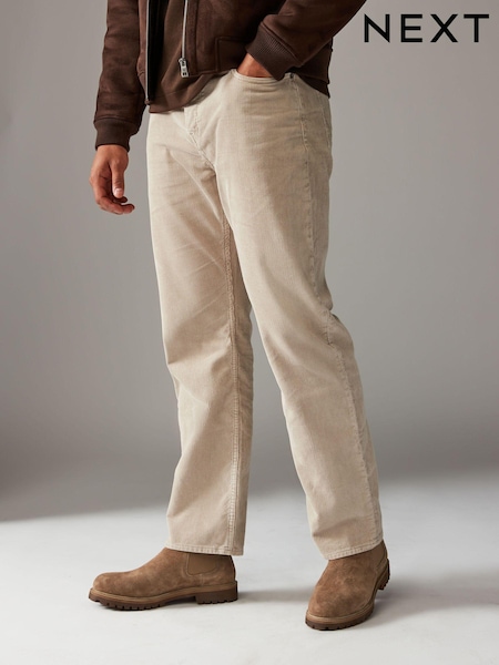 Stone Suede Cleated Chelsea Boots (AA3988) | £68