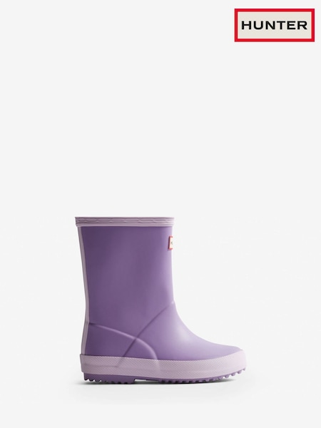 Hunter Kids Purple First Wellies (AA4049) | £40