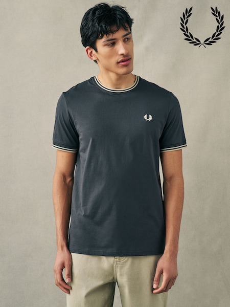 Fred Perry Twin Tipped Logo T-Shirt (AA4223) | £50