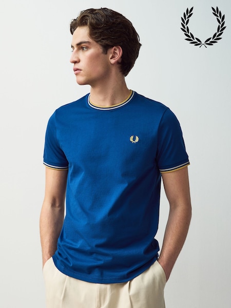 Fred Perry Twin Tipped Logo T-Shirt (AA4226) | £50