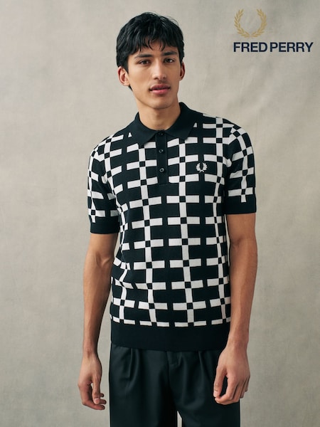 Fred Perry Brentham Knitted Polo Shirt (AA4234) | £120