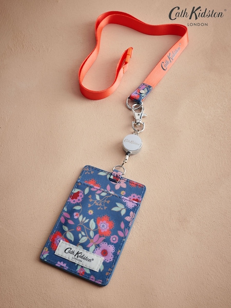 Cath Kidston Navy Lace Petals Lanyard Bag (AA4300) | £18