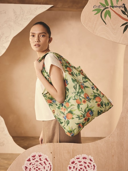Cath Kidston Green Oranges Paddington Foldaway Shopper Bag (AA4737) | £18