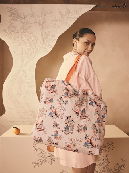 Cath Kidston Pink Oranges Paddington Large Foldaway Tote (AA4739) | £29