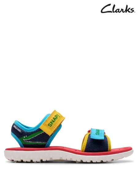 Clarks Red Kids Roald Dahl Surfacing Ace Shoes (AA4787) | £28