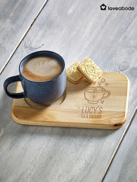 Personalised "tea-cup" Tea Board by Loveabode (AA4977) | £15
