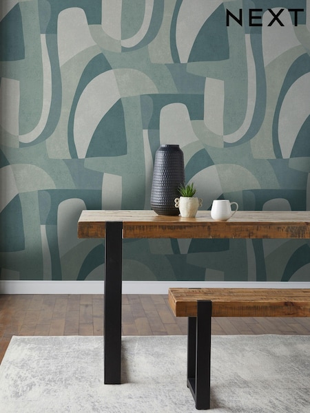 Blue Circumflex A4 Wallpaper Sample (AA5461) | £1