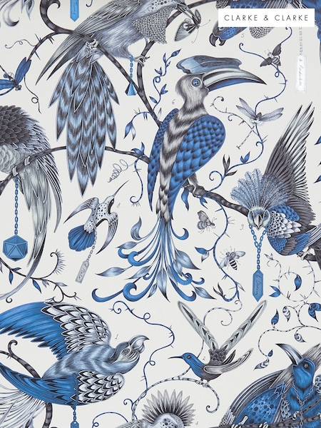 Clarke And Clarke Emma J Shipley Audubon 10m Wallpaper