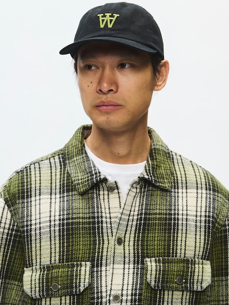 Green - Regular Double A By Wood Wood Wwclay 25452 Overshirt
