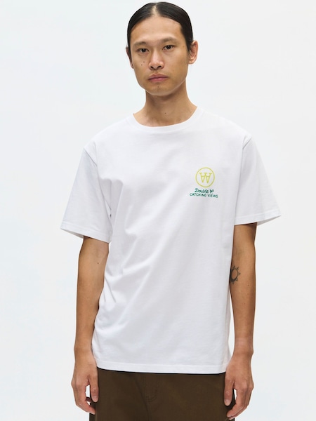 White - Regular Double A By Wood Wood Wwace 25074 Birder T-shirt