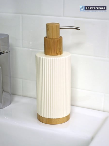 Showerdrape Cream Bondi Collection Liquid Soap Dispenser (AA5830) | £21