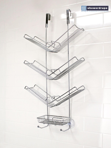 Showerdrape Silver Atrium Shower Caddy (AA5842) | £23