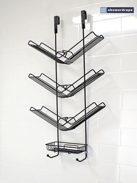 Showerdrape Black Atrium Shower Caddy (AA5850) | £23