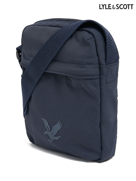 Lyle & Scott Blue Cross-Body Pouch (AA6255) | £30