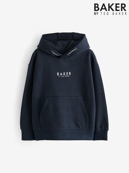 Baker by Ted Baker Overhead 100% Cotton Hoodie (AA6289) | £26 - £30