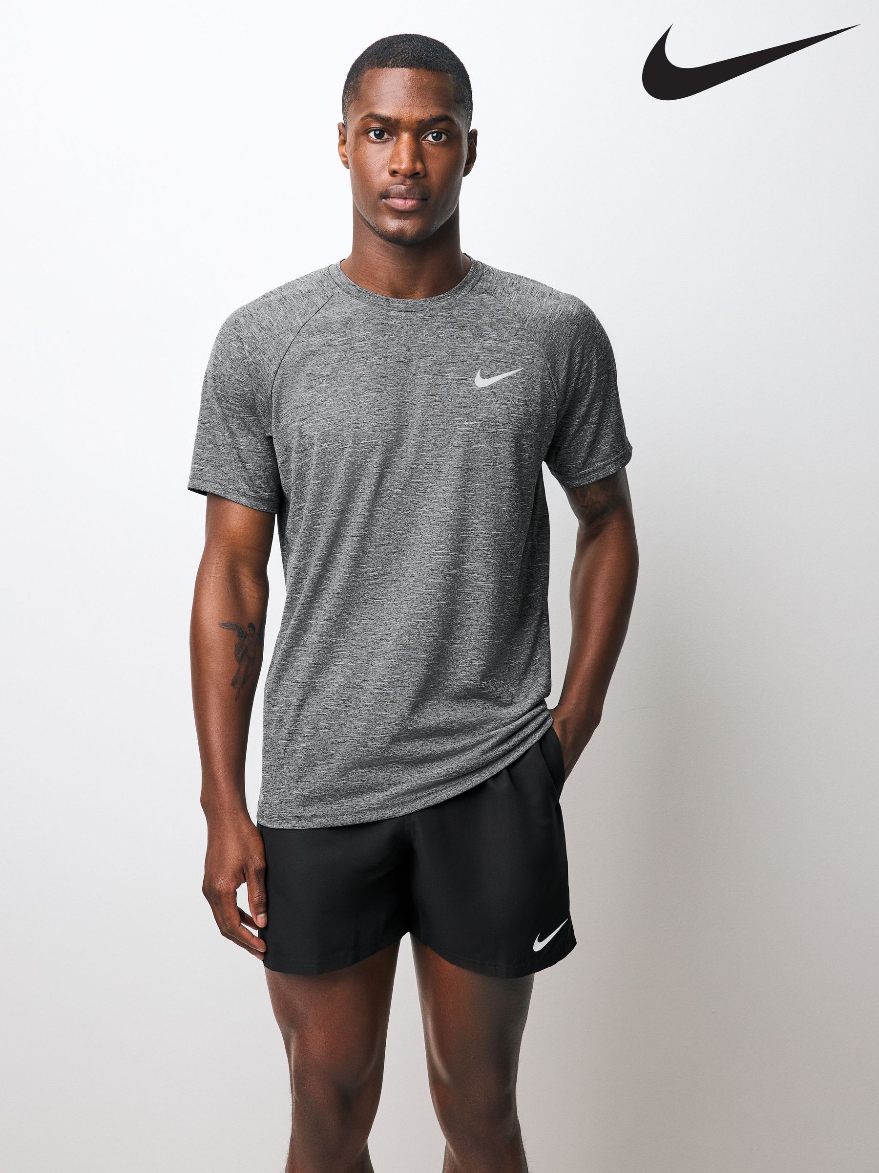 nike mens swim rash guard