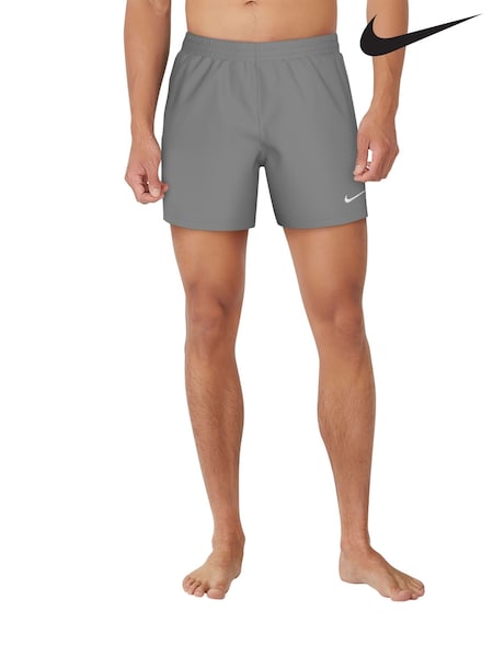 Nike Grey Essential 5 Inch Volley Swim Shorts (AA6429) | £26