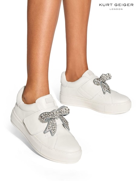 Kurt Geiger London  Laney Bow Trainers (AA6513) | £169