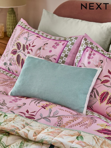 Teal Blue 50 x 30cm Two Tone Cushion (AA6969) | £14