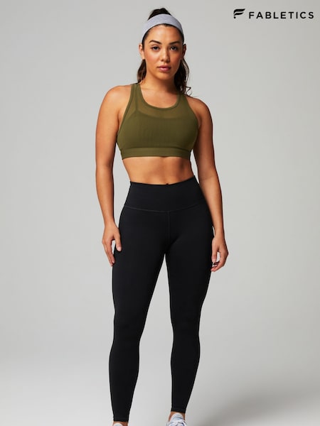 Fabletics Black Define Power Hold High Waisted Leggings (AA6979) | £60