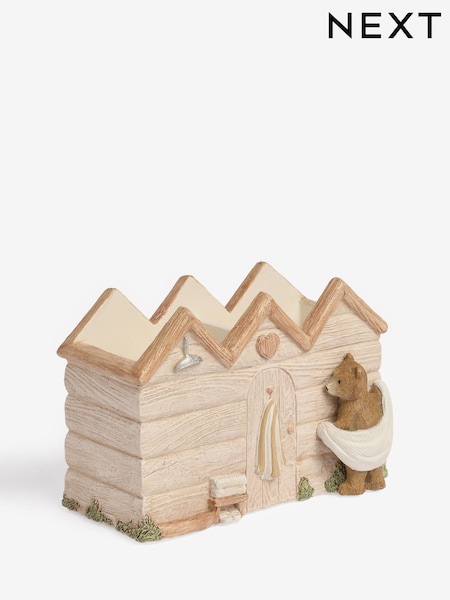 Natural Bertie Bear Woodland Spa Toothbrush Tidy (AA7040) | £16
