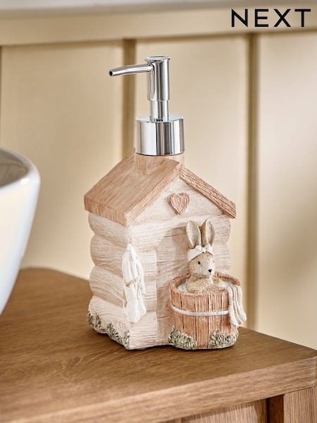Natural Rosie Rabbit Woodland Spa Soap Dispenser (AA7042) | £14