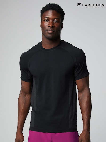 Fabletics Black The Training Day T-Shirt (AA7150) | £45