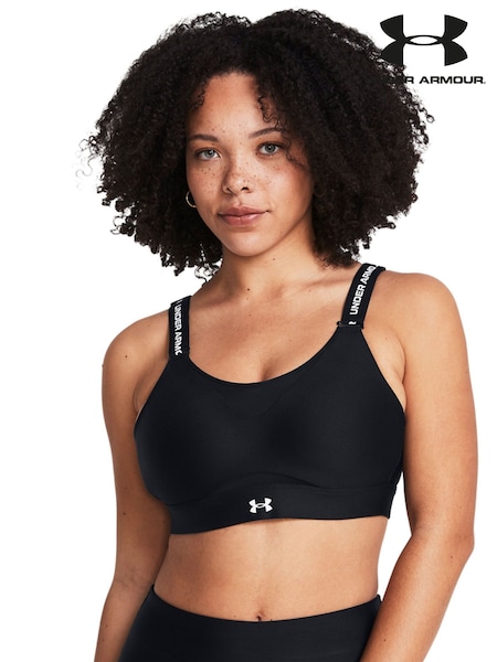 Under Armour Black/White Infinity High Bra (AA7327) | £0