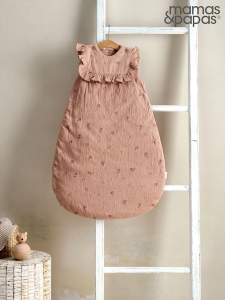 Mamas & Papas Pink Welcome To The World Wildflower 1.0T 2.5 Tog Sleep Bag (AA7523) | £35