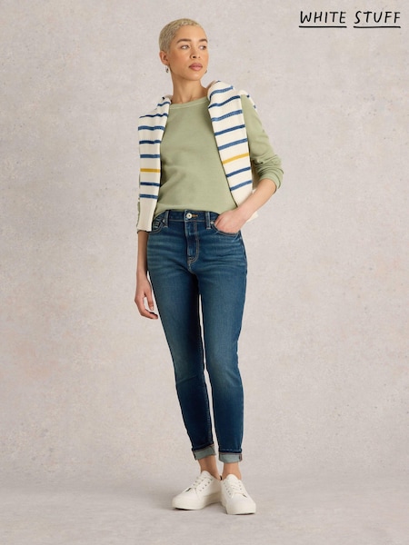 White Stuff Blue Holly Skinny Jeans (AA8107) | £55