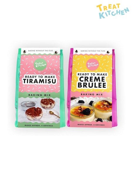 Treat Kitchen Baking Dessert Pouch Duo Pack with Tiramisu Mix and Crème Brulee Mix (AA8166) | £12