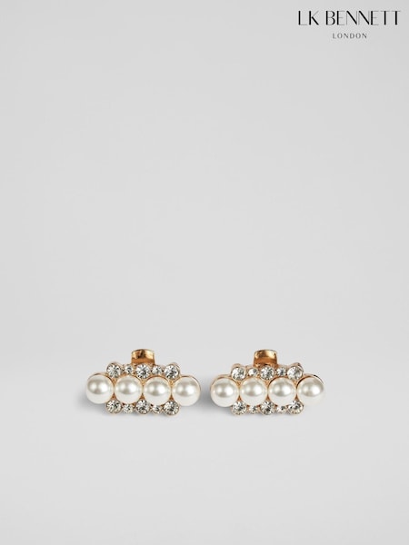 LK Bennett Metallic Amary Clear Mini Bar Shoe Clip (AA8728) | £39