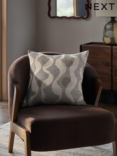 Natural 50 x 50cm Abstract Wiggle Cushion (AA8785) | £22