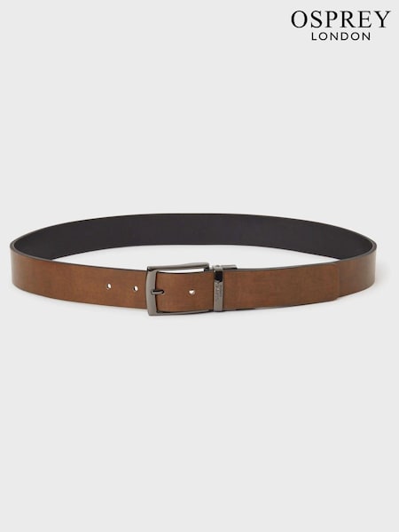 Osprey London The Bromley Reversible Black Belt (AA8901) | £55