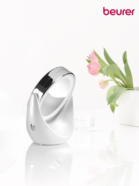 Beurer White Dual Sided Illuminated Cosmetic Mirror BS49 (AA9004) | £33