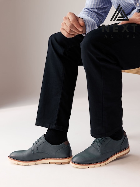 Navy Blue Sports Wedges Shoes (AA9006) | £42