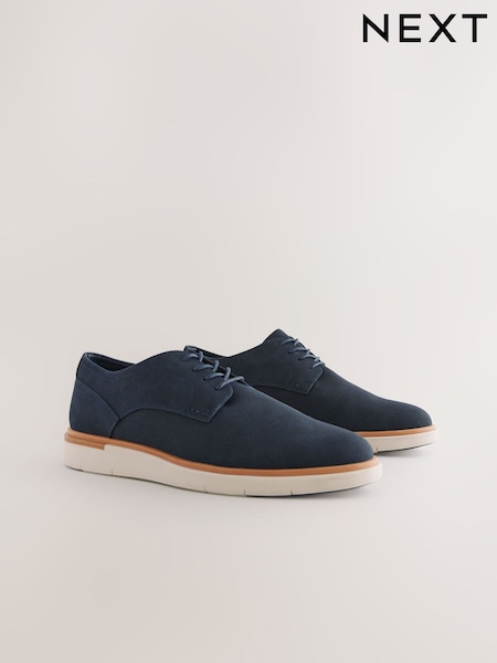 Navy Sports Wedge Shoes (AA9010) | £45