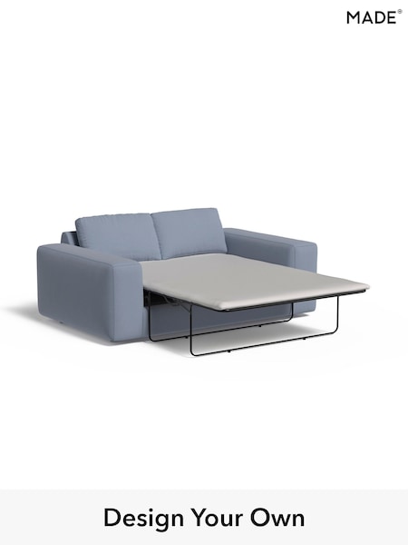 Matt Velvet Easy Clean/Arctic Blue Alec By Made (AA9760) | £1,425