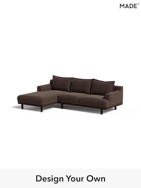 Soft Chenille Easy Clean/Mocha Natural Turin By Made (AA9764) | £2,099