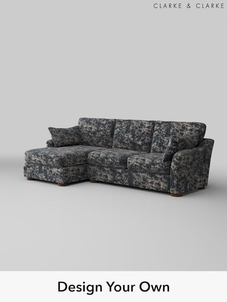 Camille/Indigo Charcoal Grey Freya By Clarke And Clarke (AA9768) | £2,450