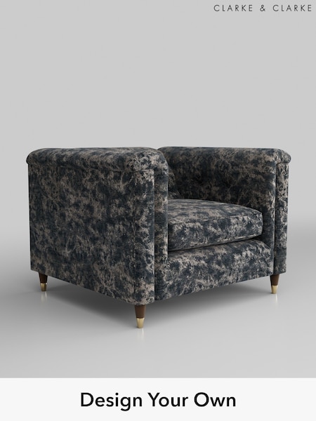 Camille/Indigo Charcoal Grey Loki By Clarke And Clarke (AA9769) | £1,150