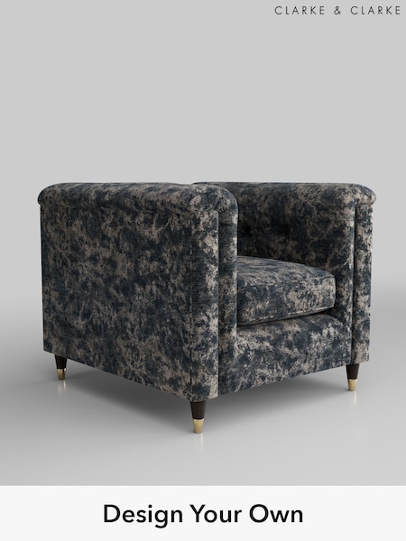 Camille/Indigo Charcoal Grey Loki By Clarke And Clarke (AA9769) | £1,050